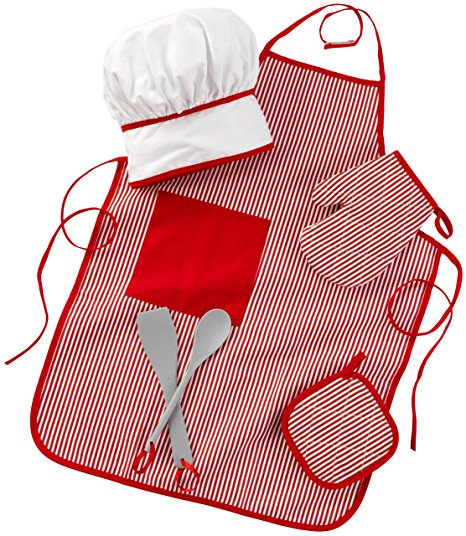 KidKraft Tasty Treats Chef Accessory Set - Red