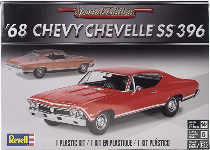 Plastic Model Kit-'68 Chevelle Ss 396 1:25