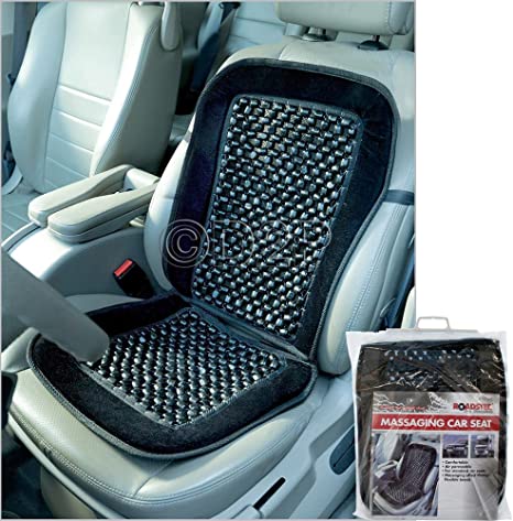 BARGAINS-GALORE BEADED CAR SEAT COVER MASSAGING RELAX UNIVERSAL TAXI VAN FRONT CHAIR CUSHION NEW