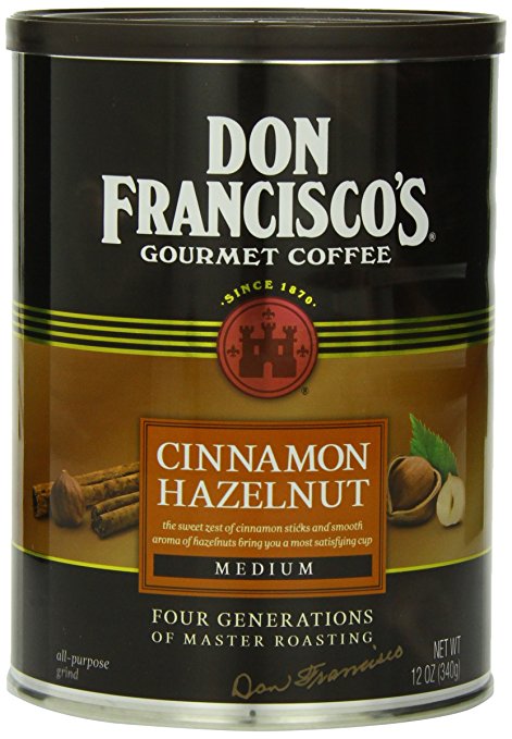 Don Francisco Cinnamon Hazelnut Coffee, 12 Ounce