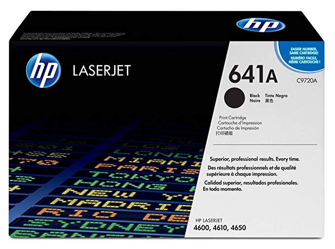 HP 641A (C9720A) Black Original LaserJet Toner Cartridge