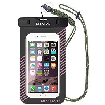 MOSSLIAN Universal Waterproof Case Dry Case for Apple iPhone 6, 6S, Samsung Galaxy S7 Up To 6.0 Inches