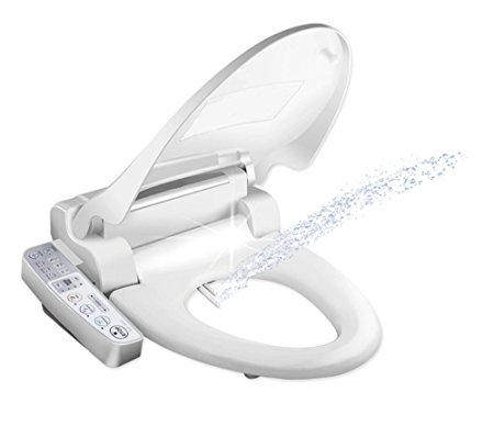 HoLead Sbid HL-RSD3600 Electric Bidet Round Smart Heated Toilet Seat with Warm Air Dryer