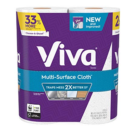 Viva Multi-surface Cloth Paper Towels - Big Rolls, 2 Count