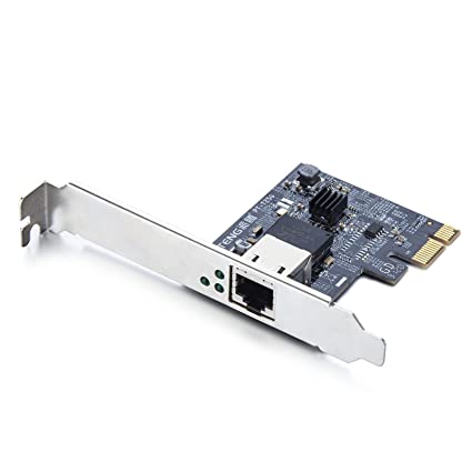 2.5G NIC PCIe Network Adapter 2500/1000/100Mbps PCIe Gigabit Ethernet Card, Single RJ-45 Port, with Realtek RTL8125 Controller, Support Windows Server/Ubuntu/Centos/Debian