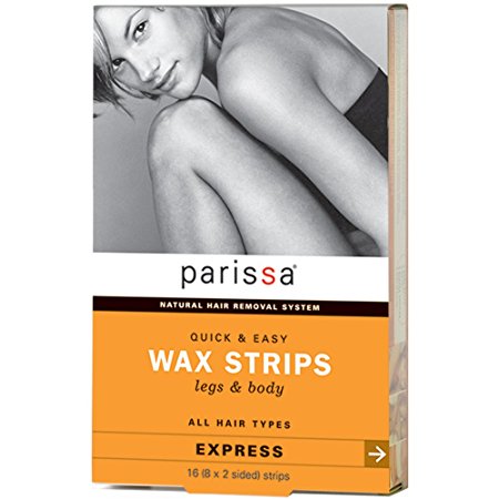 Parissa Wax Strips, Legs and Body, 16 Count