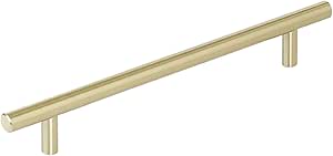 Amerock Bar Pulls 7 in (178 mm) Center-to-Center Golden Champagne Cabinet Pull - (10 Pack)