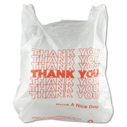 Inteplast Group THW1VAL 12.5 Mic Thickness, Thank You Bag (Case of 900)