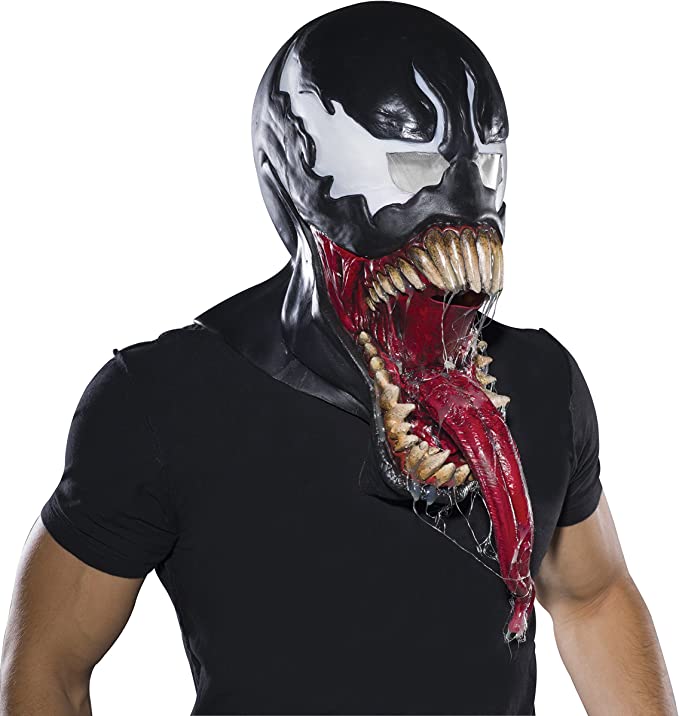Rubie's Marvel Men's Universe Deluxe Venom Latex Mask, Black, One Size