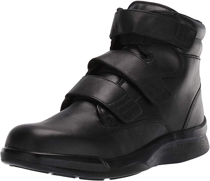 Apex Men's Biomechanical Triple-Strap Work Boot Black Sneaker