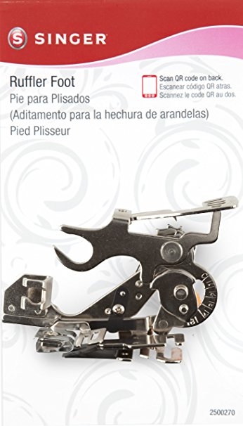 SINGER Ruffler Attachment Presser Foot for Low-Shank Sewing Machines