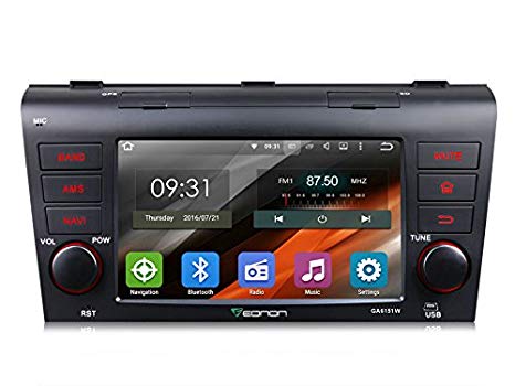 2019 Car Head Unit, Eonon Android 8.1 Double Din Car Stereo Radio 7" 32GB ROM Car GPS Navigation Head Unit, Support Fastboot Bluetooth, WiFi Connection (NO DVD/CD)- GA2175 (GA6151W)