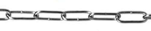 ASC MC256703 Low Carbon Steel Handy Link Utility Chain Zinc Plated 120 Trade 764 Diameter x 1 Length 255 lbs Working Load Limit