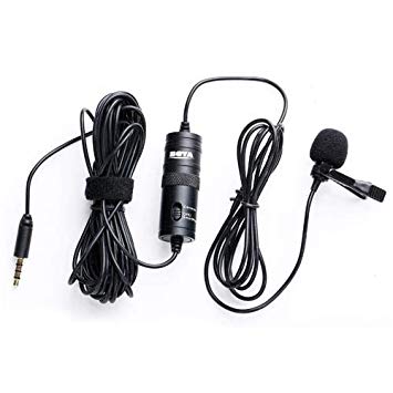 Boya by-M1 Lavalier Audio Video Phone Microphone Condenser Mic Recorder for iPhone X 8 Plus Canon Nikon DSLR Zoom Camcorder