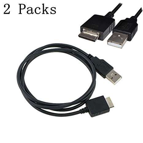 YICHUMY 2 Packs! Replacement USB Data Cable Cord Lead For SONY NWZ-A15 NWZ-A17 MP3 PLAYER Sony Walkman NWZ S544 S545 charger cable