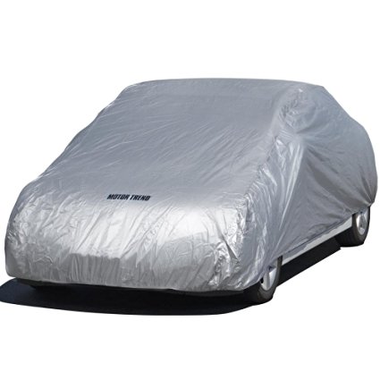 Motor Trend All Season WeatherWear 1-Poly Layer Snow proof, Water Resistant Car Cover Size XL1 - Fits up to 210"