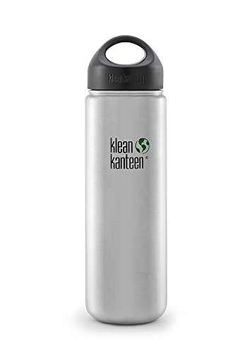 Klean Kanteen 16-Ounce Wide Insulated Stainless Steel Bottle With Loop Cap