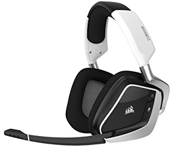 CORSAIR VOID PRO RGB Wireless Gaming Headset with DOLBY HEADPHONE 7.1 Surround Sound for PC - White