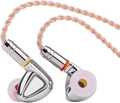 Linsoul TINHIFI P1 Plus 10mm Planar Magnetic Diaphragm Driver HiFi in-Ear Earphones with Detachable OFC MMCX Cable for Audiophiles Musicians (P1 Plus)