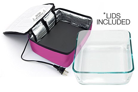 Hot Logic Mini with 6 Cup Pyrex Included - Pink