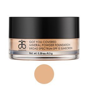 Arbonne, Got You Covered Mineral Powder Foundation Broad Spectrum SPF 15 Sunscreen, Natural, 6618