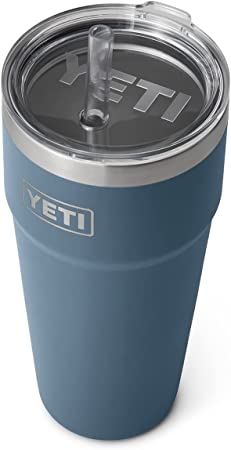 YETI Rambler 26 oz Straw Cup, Vacuum Insulated, Stainless Steel with Straw Lid