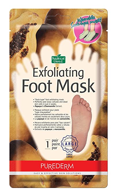 Purederm Exfoliating Foot Large Mask, 0.28 Pound