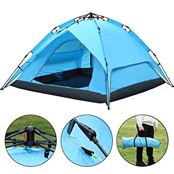 World Pride Waterproof Outdoor 4 Person Automatic Instant Camping Family Tent