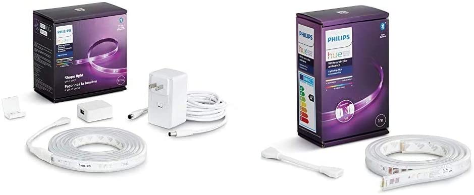 Philips Hue Lightstrip Plus V4 2m Base Kit   1m Extension (Bluetooth)