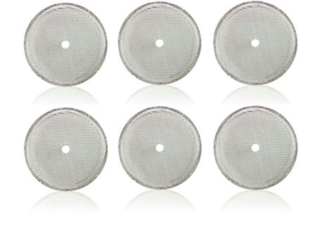 Universal Replacement Filter for French Press - 20 oz. / 4 Cup Press (6 Pack) - Fits Most Other Coffee Presses - Filter for Coffee, Espresso & Tea Machines