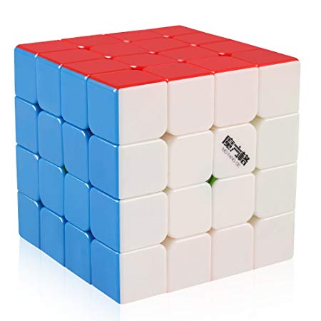 D-FantiX Qiyi Wuque 4x4 Speed Cube Stickerless Magic Cube 4x4x4 Puzzle 62mm