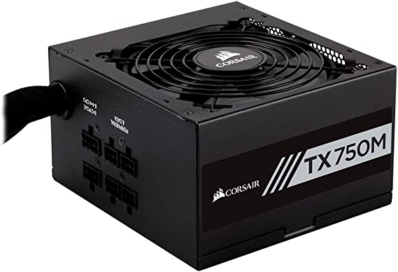 Corsair 750W TX750M ATX Semi-Modular (80 Gold), CP-9020131-EU (Semi-Modular (80 Gold))