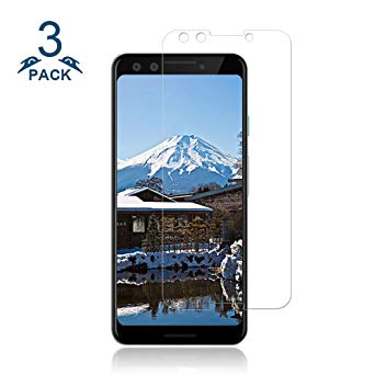 3 Pack Google Pixel 3 Screen Protector,BBInfinite[Case Friendly][Anti-Scratch] [HD][Anti-Fingerprint][Anti-Bubble][9H Hardness] Screen Protector Compatible with Google Pixel 3