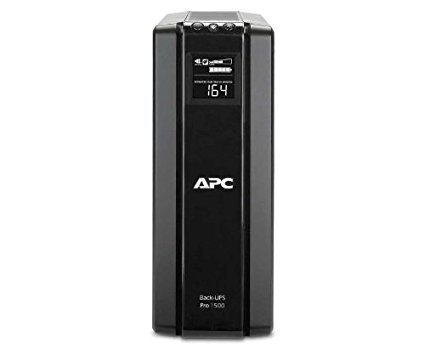 APC UPS BR1500G Pro1500 Back-UPS 1500VA 865W 120V/60Hz Black Electronic Consumer Electronics