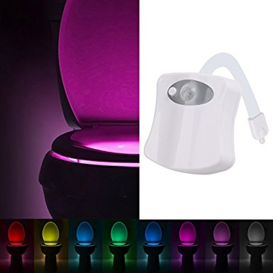 YIER Toilet Night Light With Motion Activated Sensor