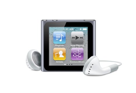 Apple iPod nano 8 GB Graphite (6th Generation) Discontinued Model (In Plain White Box)