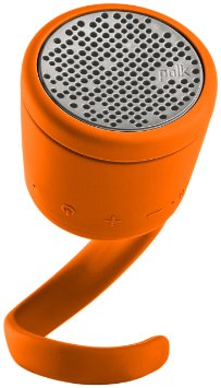 BOOM Swimmer DUO - Dirt, Shock, Waterproof Bluetooth Speaker with Stereo Pairing (Orange)