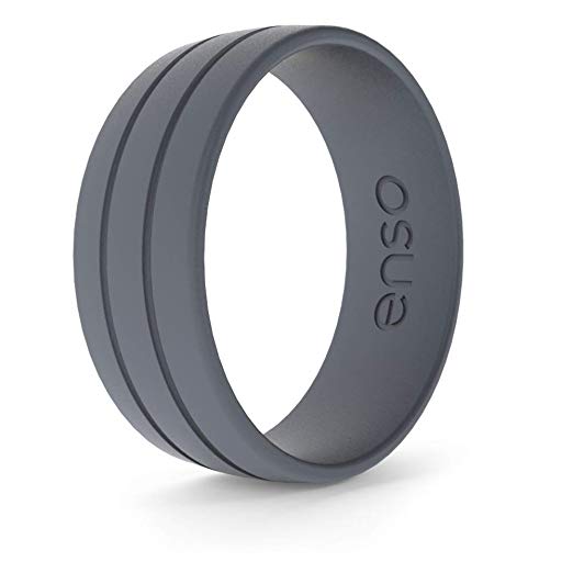 Enso Rings Women's & Men's Ultralite Silicone Ring, The Premium Fashion Forward Silicone Ring, Hypoallergenic Medical Grade Silicone, Lifetime Quality Guarantee