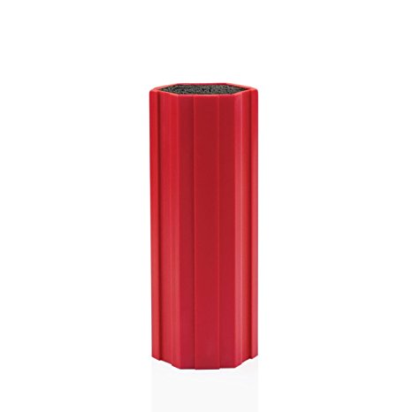 Kapoosh Hex-Connex Universal Knife Caddy- 8 Inch Cherry Red