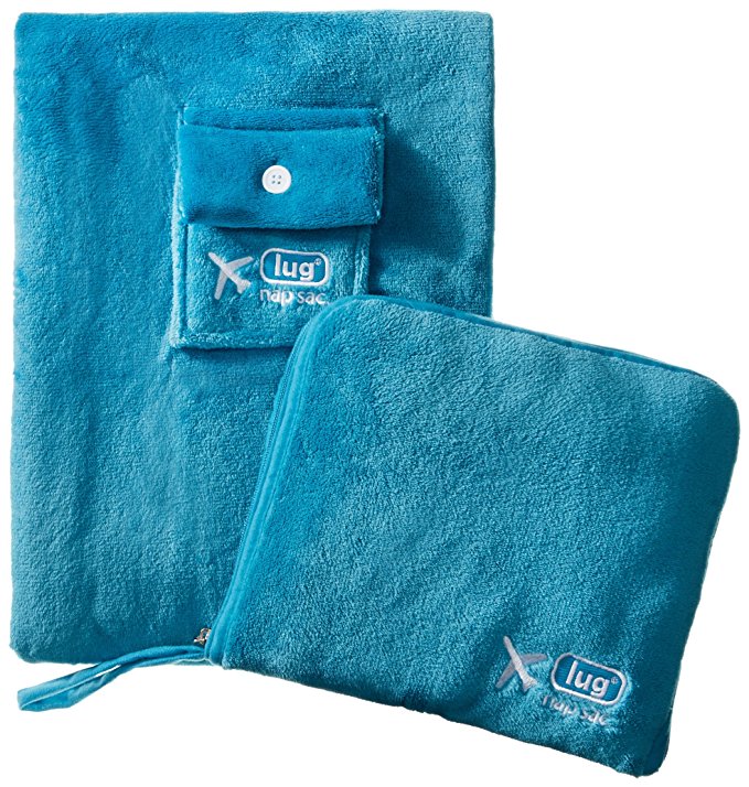 Lug Nap Sac Blanket and Pillow Teal, Ocean Blue, One Size