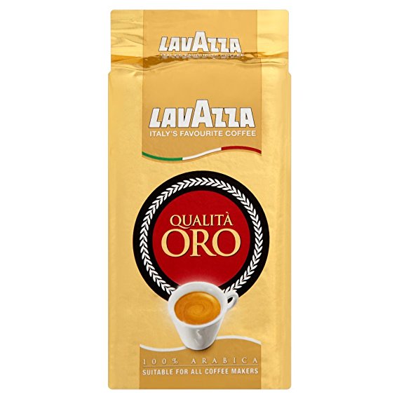 Lavazza Qualita Oro Ground Coffee 250g (Pack of 4)