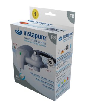 InstaPure F8WU-1ES Faucet Mount Water Filter System White