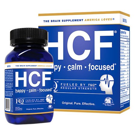 HCF Happy Calm Focused Brain Supplement - Amino Acids, Vitamins and Minerals for Memory, Attention, Focus, Mood, Concentration, Sleep, Energy, Confidence and Hormone Balance