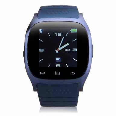 Padgene Bluetooth Smart Watch for Samsung Galaxy S4 / S5 / Note 4, Sony, Nokia, HTC, Huawei, LG, and other Android SmartPhones, Indigo