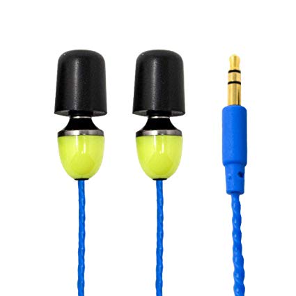 ISOtunes Wired Earplug Headphones, 29 NRR, IPX5 Waterproof, OSHA Compliant Noise Isolating Earbuds, Listen Only