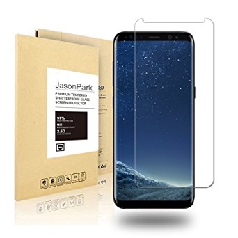 Galaxy S8 Plus Screen Protector,Jasonpark 9H HD [Case Friendly] 3D Curved Tempered Glass Screen Protector Anti-Scratch, Anti-Fingerprint, Anti-Bubble for Samsung Galaxy S8 Plus
