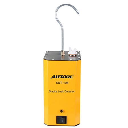 Car Smoke Machine Autool SDT-106 Car Leak Locator Automotive Diagnostic Leak Detector SDT106 Support Pipe Systems /Motorcycle / Cars / SUVs / Truck Smoke Leakage Tester