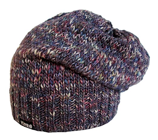 YUTRO Fashion Women's Slouchy Fleece Lined 100% Merino Wool Knitted Winter Beanie Hat