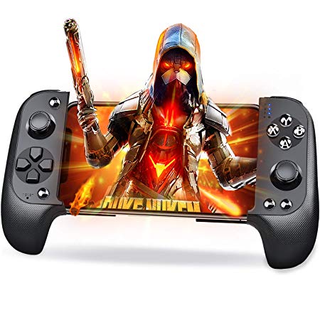 Mobile Game Controller, Mobile Controller for PUBG Mobile and Android Game Controller for Android/iOS/iPhone/iPad(Black)