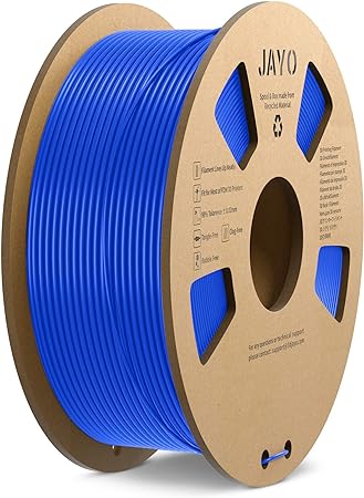 JAYO PLA 3D Printer Filament, PLA Filament 1.75mm 1.1KG Spool(2.42 LBS), Neatly Wound Filament, 363 Meters, Dimensional Accuracy  /- 0.02mm, Fit Most FDM 3D Printers, PLA Blue